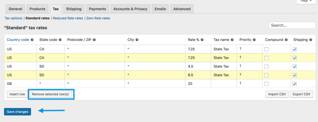 1.4 WooCommerce belasting instellen 5 woo-tax-delete-tax-rates
