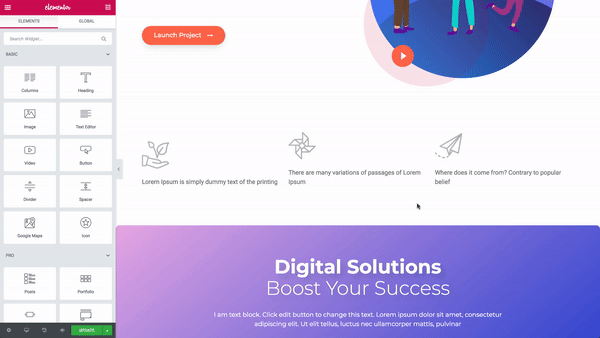 Website pagina aanmaken en bewerken 5 Elementor-pagina-widget-toevoegen-2