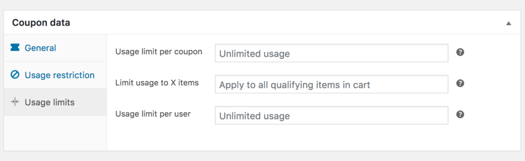 3.2 WooCommerce Couponbeheer 6 WooCommerce-coupons-data-usage-limits
